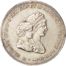 Monnaie, États italiens, TUSCANY, Charles Louis, 10 Lire, 1807, SUP, Argent