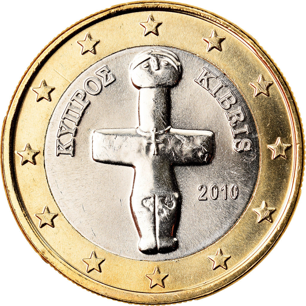 Cyprus, Euro, 2010, MS(63), Bi-Metallic, KM:84