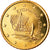Chipre, 50 Euro Cent, 2010, MS(63), Latão, KM:83