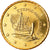 Chipre, 10 Euro Cent, 2010, MS(63), Latão, KM:81