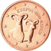 Cipro, 2 Euro Cent, 2010, SPL, Acciaio placcato rame, KM:79