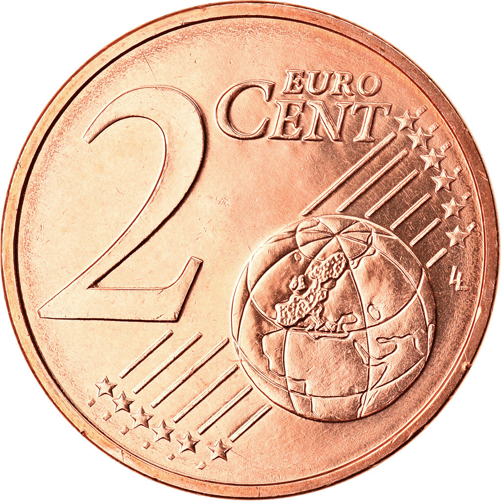 Cypr, 2 Euro Cent, 2010, MS(63), Miedź platerowana stalą, KM:79