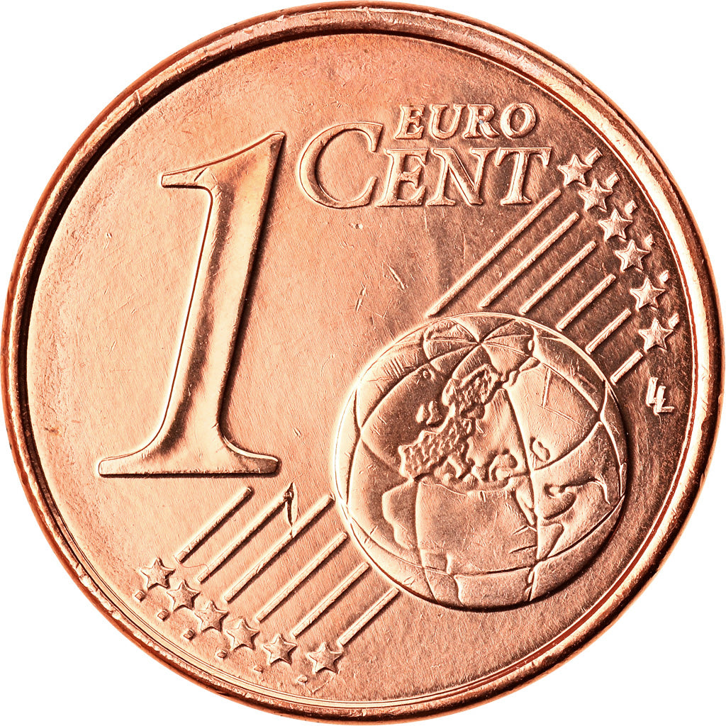 Cypr, Euro Cent, 2010, MS(63), Miedź platerowana stalą, KM:78