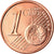 Chipre, Euro Cent, 2010, MS(63), Aço Cromado a Cobre, KM:78