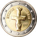 Cypr, 2 Euro, 2011, MS(63), Bimetaliczny, KM:85