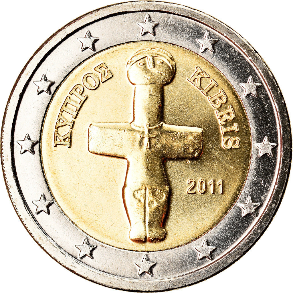Cipro, 2 Euro, 2011, SPL, Bi-metallico, KM:85