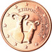 Cipro, 5 Euro Cent, 2011, SPL, Acciaio placcato rame, KM:80