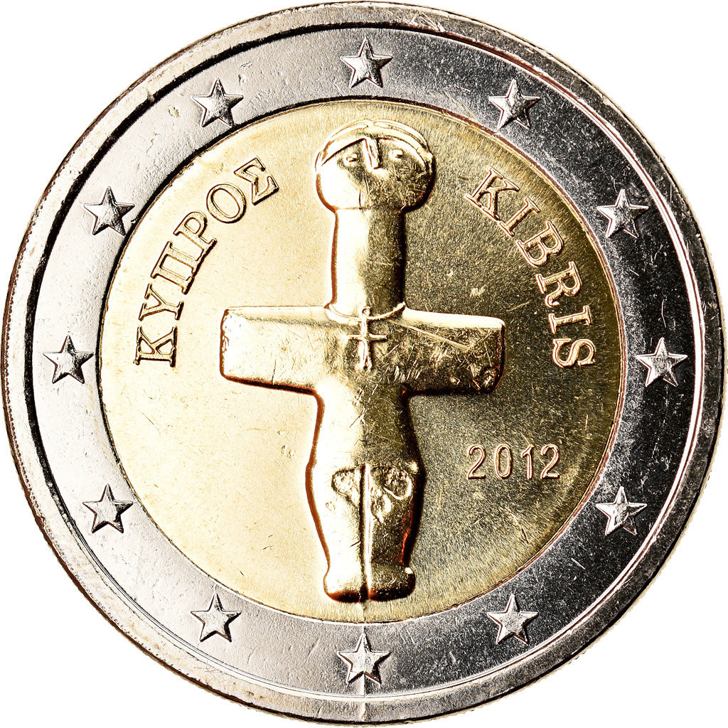 Chypre, 2 Euro, 2012, SPL, Bi-Metallic, KM:85