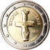 Cypr, 2 Euro, 2012, MS(63), Bimetaliczny, KM:85