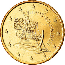Chypre, 10 Euro Cent, 2012, SPL, Laiton, KM:81
