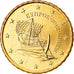 Chypre, 10 Euro Cent, 2012, SPL, Laiton, KM:81