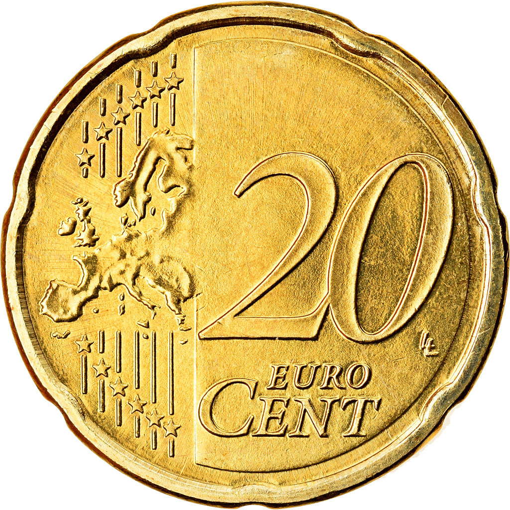 Autriche, 20 Euro Cent, 2010, SPL, Laiton, KM:3140