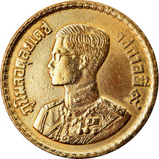 Moneta, Tajlandia, Rama IX, 10 Satang, 1957, AU(55-58), Aluminium-Brąz, KM:79