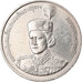 Munten, Thailand, Rama IX, 2 Baht, 1991, ZF+, Copper-Nickel Clad Copper, KM:237