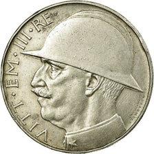 Coin, Italy, Vittorio Emanuele III, 20 Lire, 1928, Rome, AU(50-53), Silver