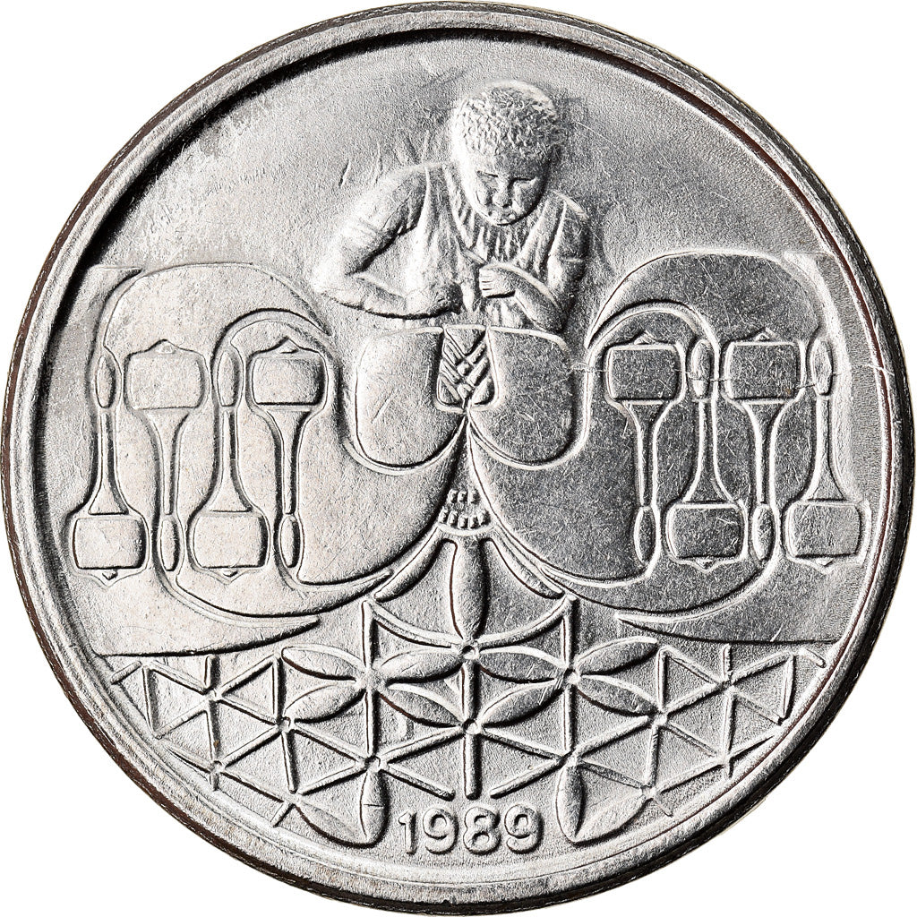 Munten, Brazilië, 50 Centavos, 1989, ZF, Stainless Steel, KM:614