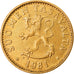 Monnaie, Finlande, 50 Penniä, 1981, TTB+, Aluminum-Bronze, KM:48