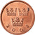 Moneta, Szwecja, Carl XVI Gustaf, 50 Öre, 2003, EF(40-45), Bronze, KM:878