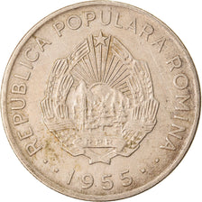 Coin, Romania, 50 Bani, 1955, VF(30-35), Copper-nickel, KM:86