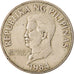 Moneta, Filipiny, 50 Sentimos, 1984, EF(40-45), Miedź-Nikiel, KM:242.1