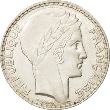 France, Turin, 20 Francs, 1929, Paris, AU(50-53), Silver, KM:879, Gadoury:852