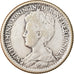 Coin, Netherlands, Wilhelmina I, 25 Cents, 1918, VF(30-35), Silver, KM:146
