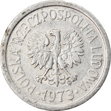 Coin, Poland, 10 Groszy, 1973, Warsaw, VF(30-35), Aluminum, KM:AA47