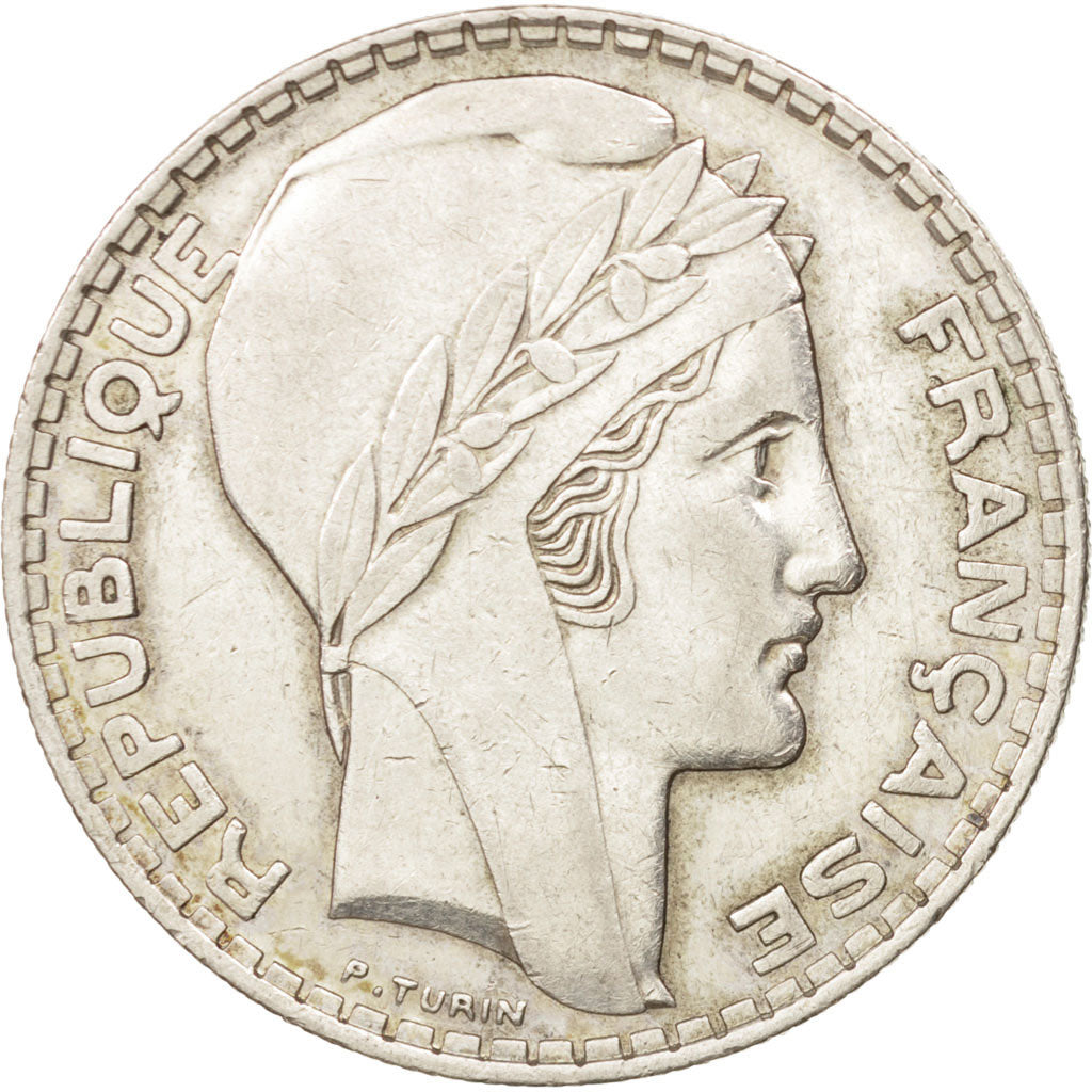 France, Turin, 20 Francs, 1937, Paris, TTB+, Argent, KM:879, Gadoury:852