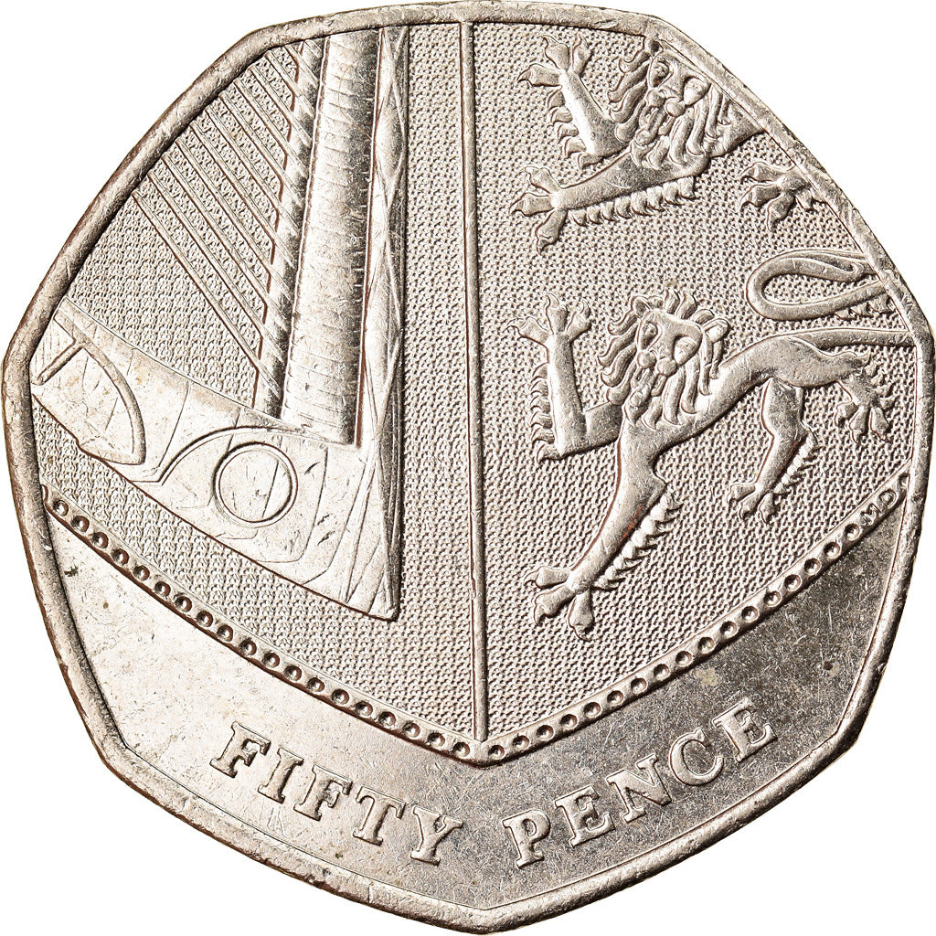 Coin, Great Britain, Elizabeth II, 50 Pence, 2013, EF(40-45), Copper-nickel