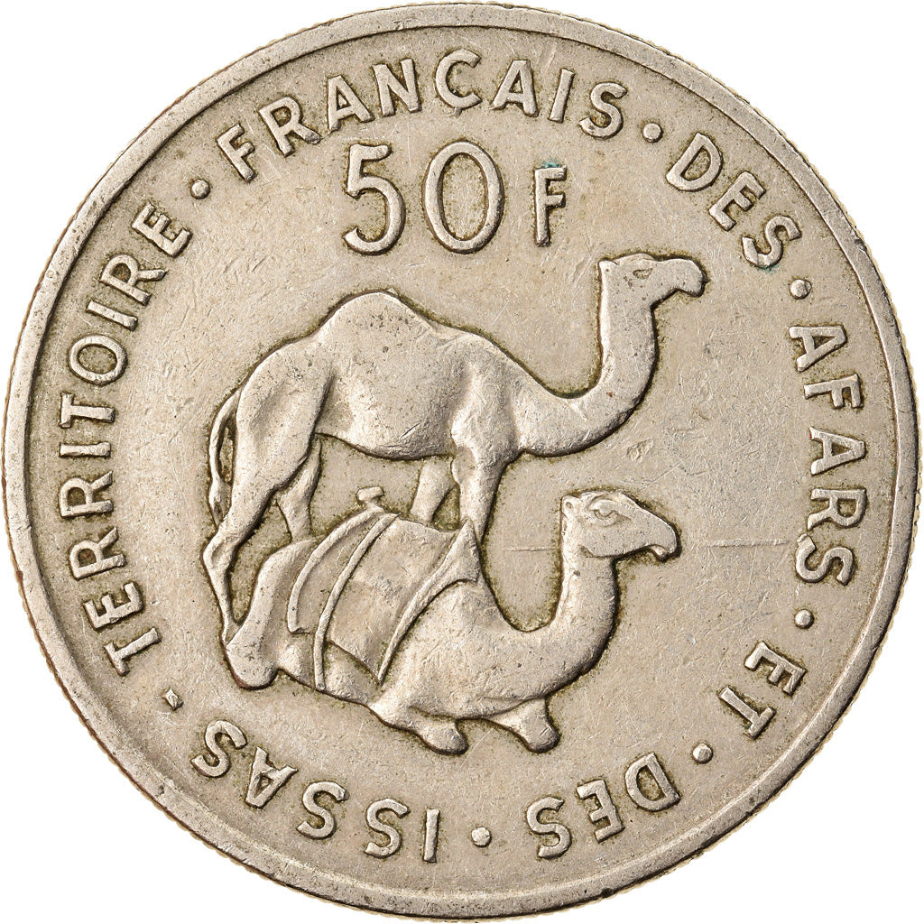 Monnaie, FRENCH AFARS & ISSAS, 50 Francs, 1970, Paris, TTB, Copper-nickel, KM:18