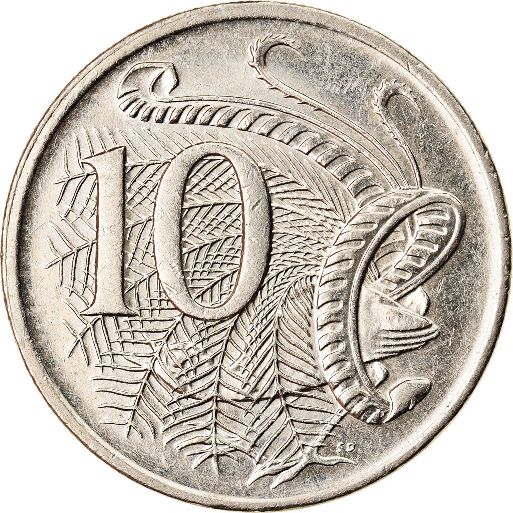 Moneta, Australia, Elizabeth II, 10 Cents, 2008, BB, Rame-nichel, KM:402