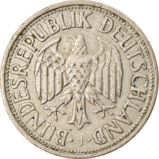 Coin, GERMANY - FEDERAL REPUBLIC, Mark, 1954, Hambourg, EF(40-45)