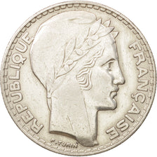 France, Turin, 20 Francs, 1993, Paris, AU(50-53), Silver, KM:879, Gadoury:852