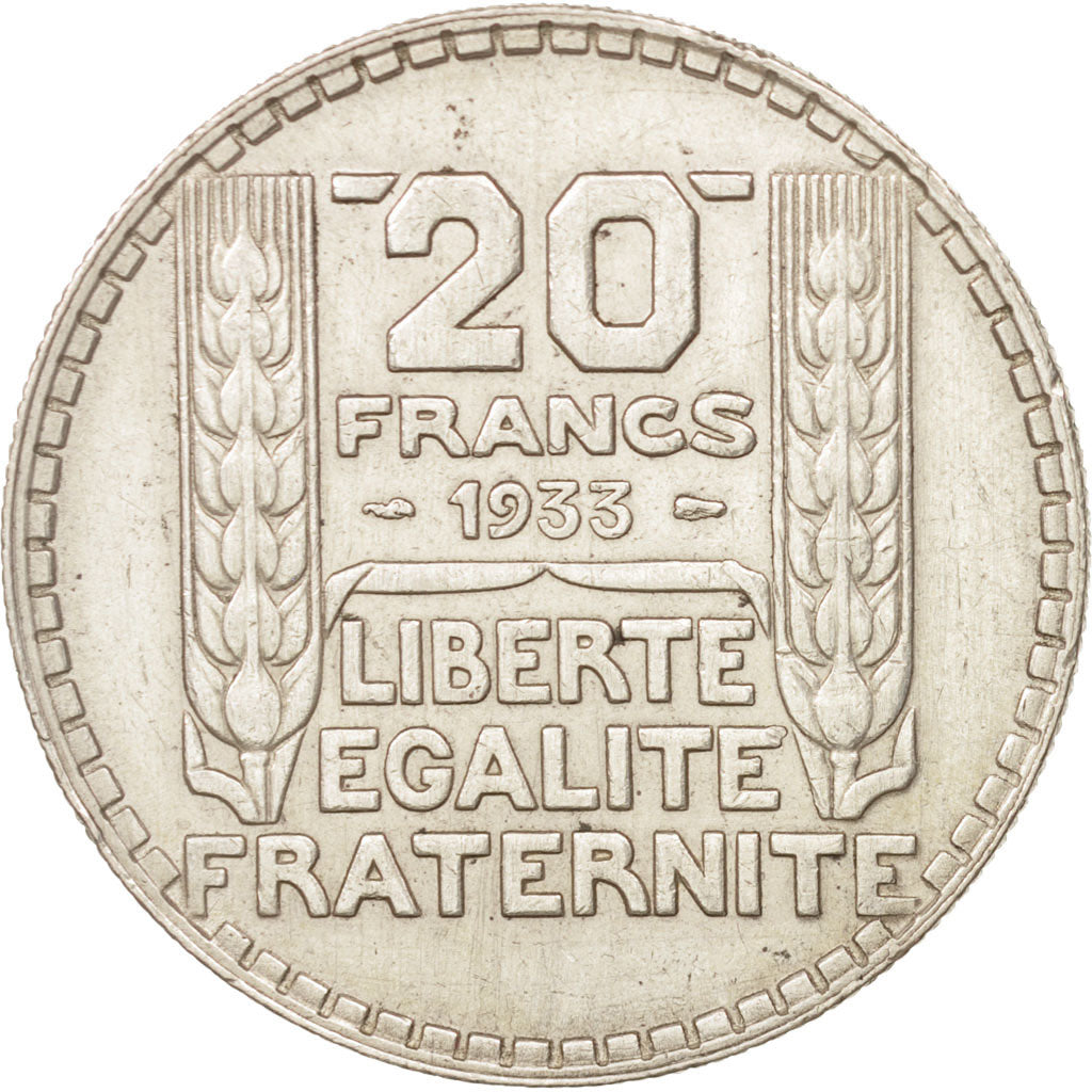 France, Turin, 20 Francs, 1993, Paris, AU(50-53), Silver, KM:879, Gadoury:852