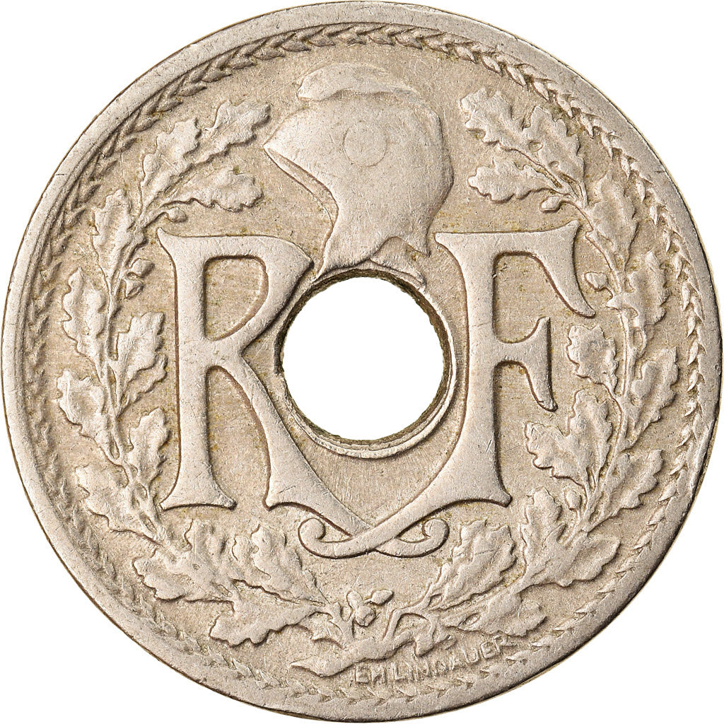 Coin, France, Lindauer, 5 Centimes, 1920, EF(40-45), Copper-nickel, KM:865