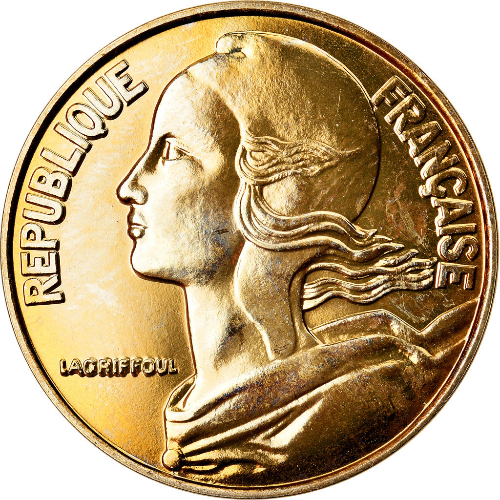 Coin, France, Marianne, 20 Centimes, 1993, Paris, Medal alignment, MS(65-70)