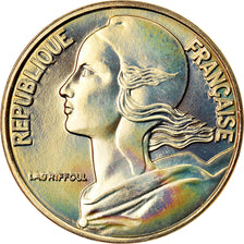 Moneta, Francja, Marianne, 5 Centimes, 1993, Paris, Osadzenie medalu, MS(65-70)
