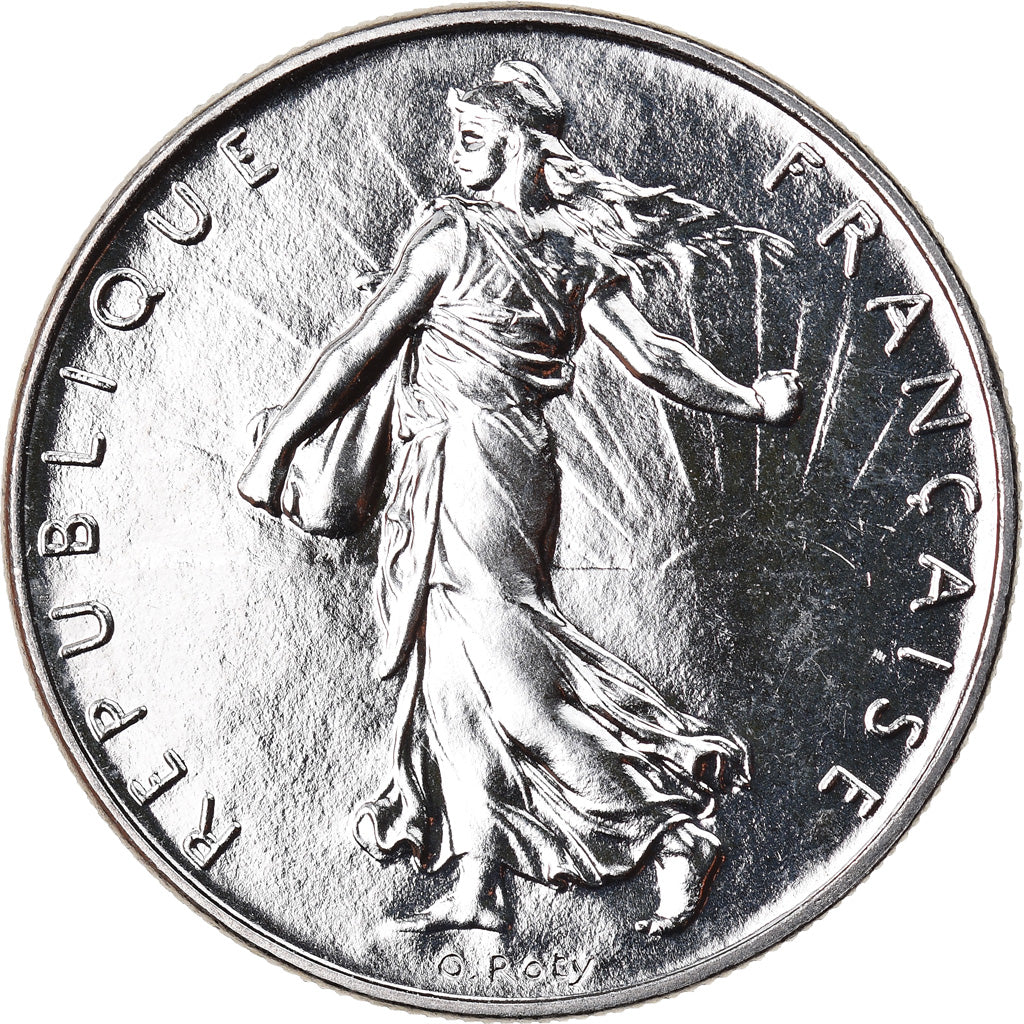 Coin, France, Semeuse, Franc, 1993, Paris, Medal alignment, MS(65-70), Nickel