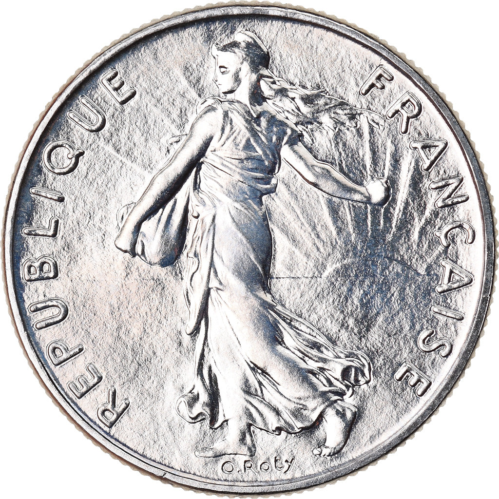 Coin, France, Semeuse, 1/2 Franc, 1993, Paris, Medal alignment, MS(65-70)