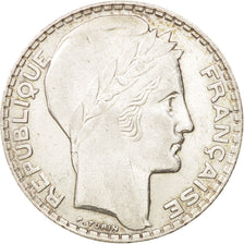 France, Turin, 10 Francs, 1939, Paris, AU(50-53), Silver, KM:878, Gadoury:801