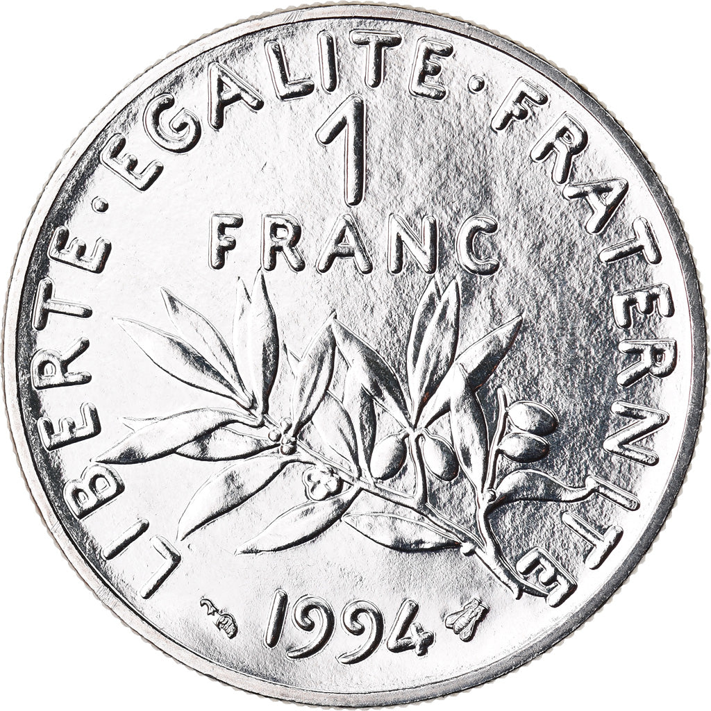 Münze, Frankreich, Semeuse, Franc, 1994, Paris, BU, STGL, Nickel, KM:925.1