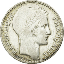 Munten, Frankrijk, Turin, 10 Francs, 1933, Paris, ZF+, Zilver, KM:878