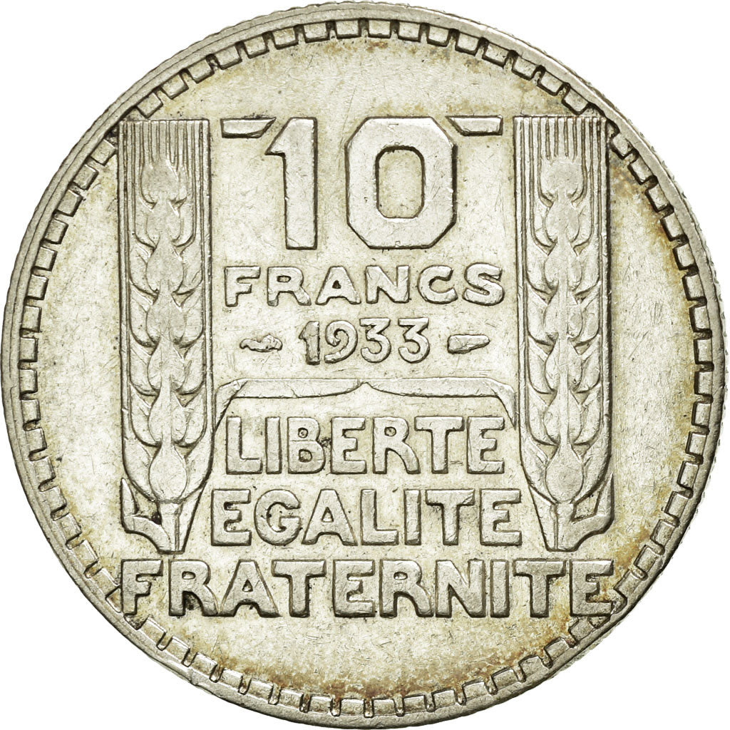 Coin, France, Turin, 10 Francs, 1933, Paris, AU(50-53), Silver, KM:878