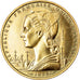 Coin, French Somaliland, 20 Francs, 1952, Paris, ESSAI, MS(63), Aluminum-Bronze