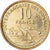 Coin, French Somaliland, 10 Francs, 1965, Paris, ESSAI, MS(63), Aluminum-Bronze