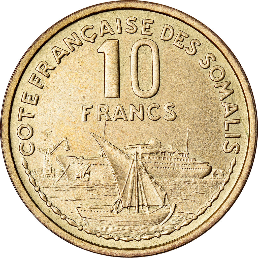 Monnaie, Côte française des Somalis, 10 Francs, 1965, Paris, ESSAI, SUP
