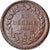 Moneta, Monaco, Honore V, Decime, 1838, Monaco, MB+, Rame, KM:97.1
