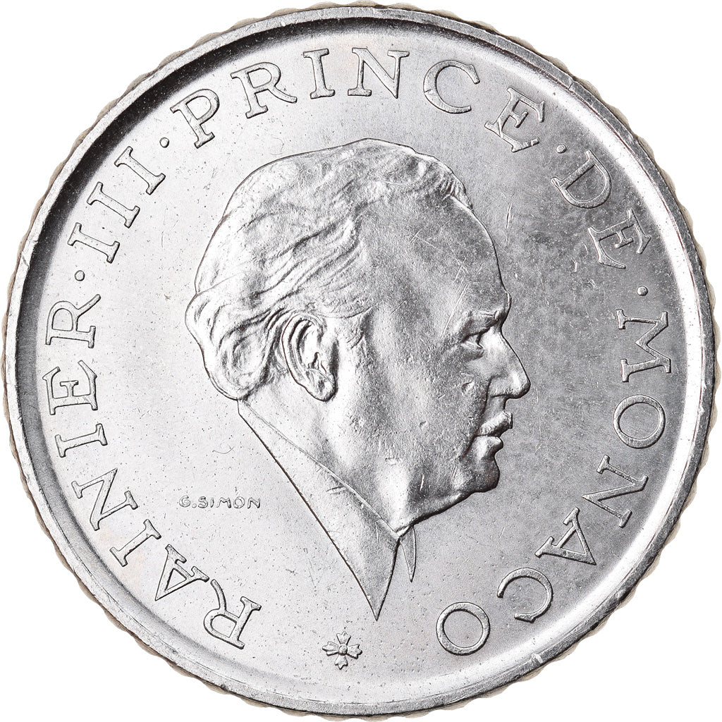 Münze, Monaco, Rainier III, 2 Francs, 1981, VZ, Nickel, KM:157, Gadoury:MC151