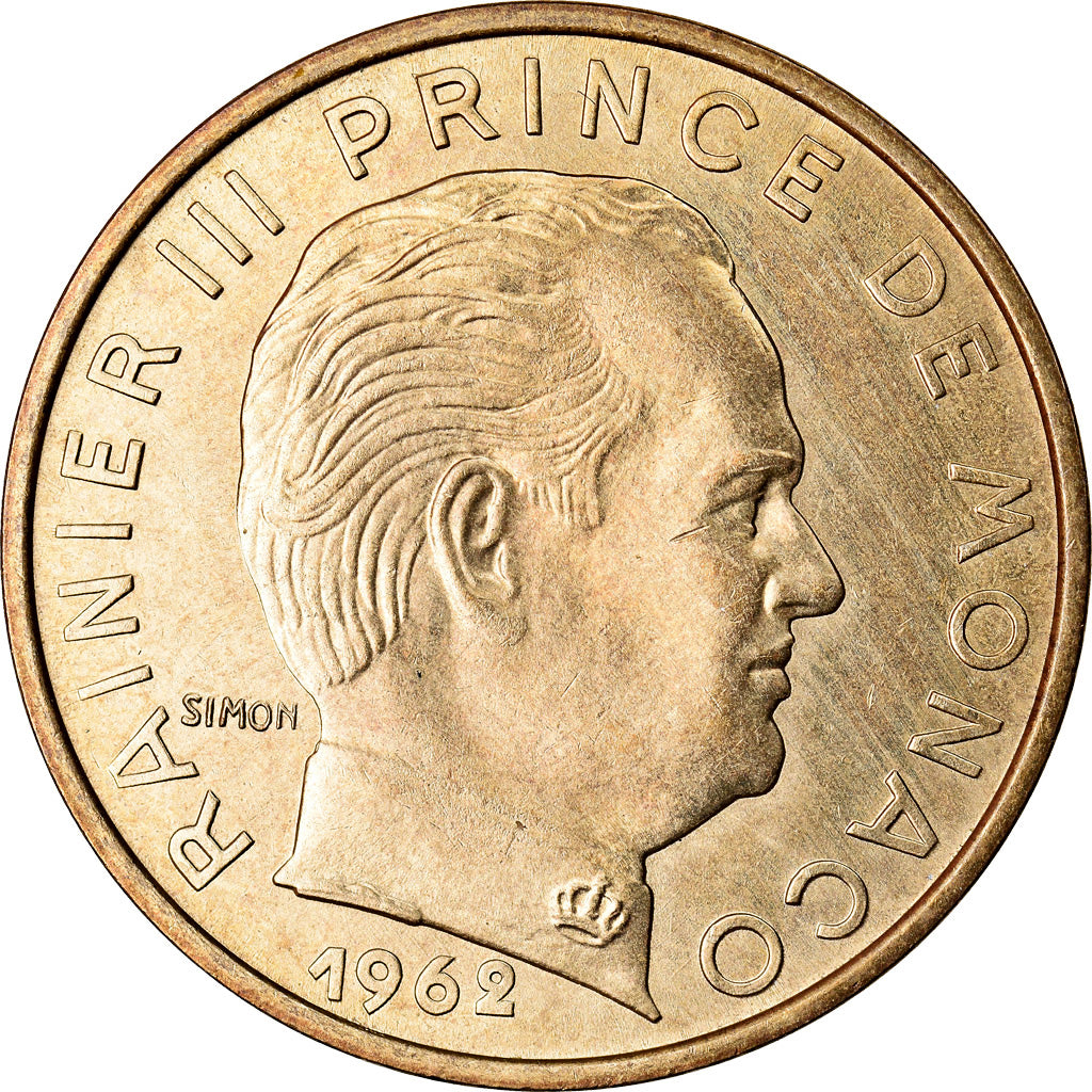 Monnaie, Monaco, Rainier III, 20 Centimes, 1962, SPL, Aluminum-Bronze, KM:143