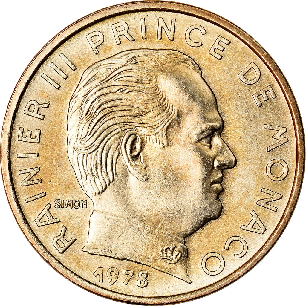 Coin, Monaco, Rainier III, 5 Centimes, 1978, MS(63), Aluminum-Bronze, KM:156